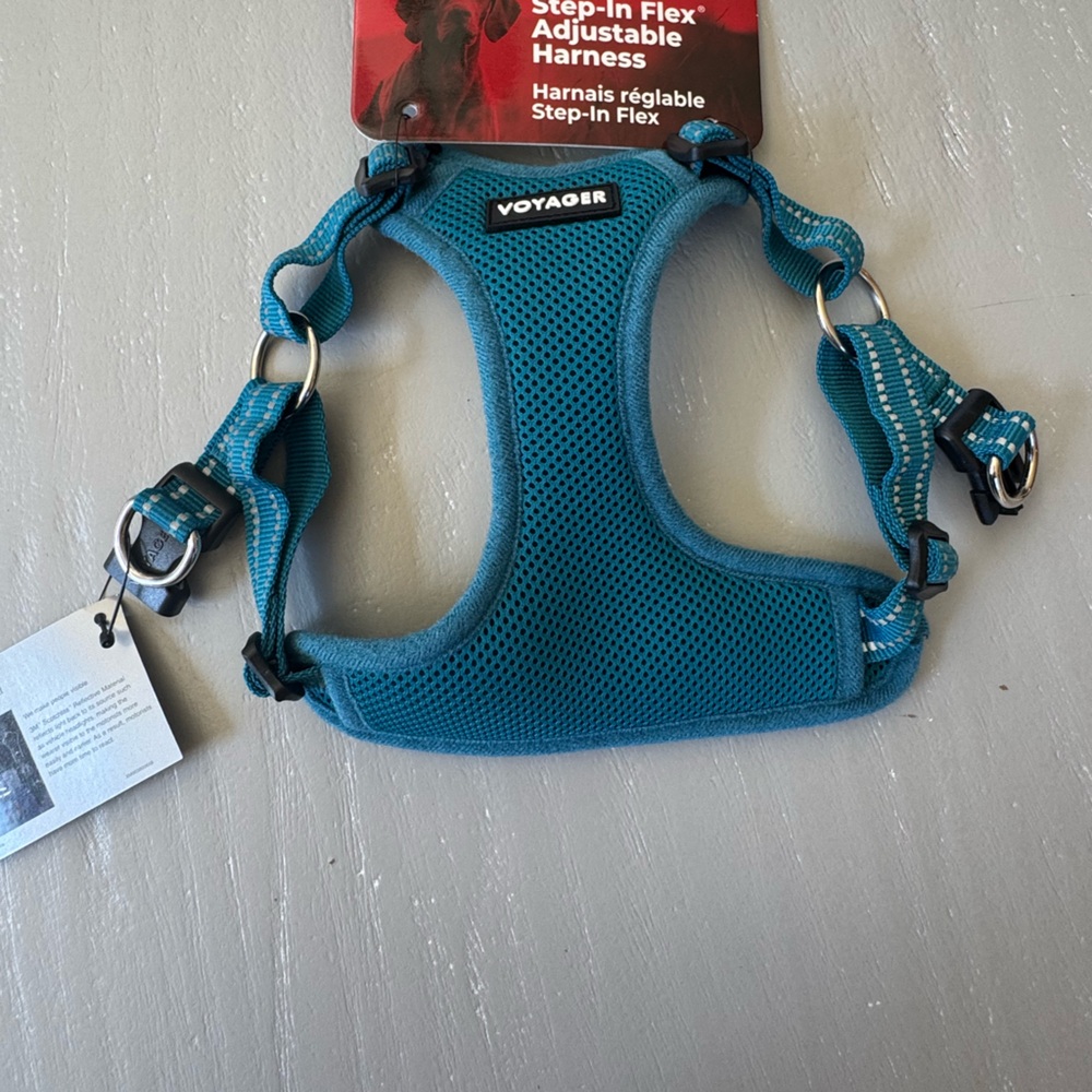 NWT: Voyager Teal Dog Harness